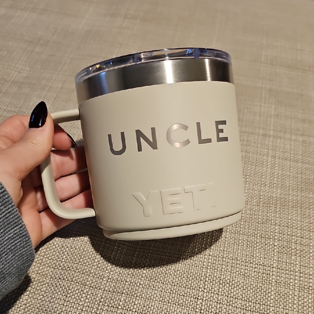 YETI 14oz Rambler Stackable Mug In Cape Taupe